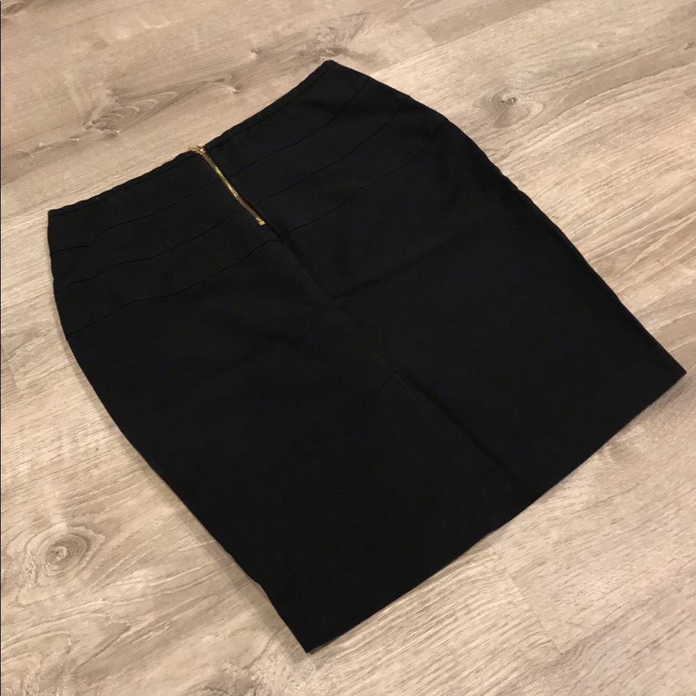 ZARA Basic Black Pencil Skirt Size L